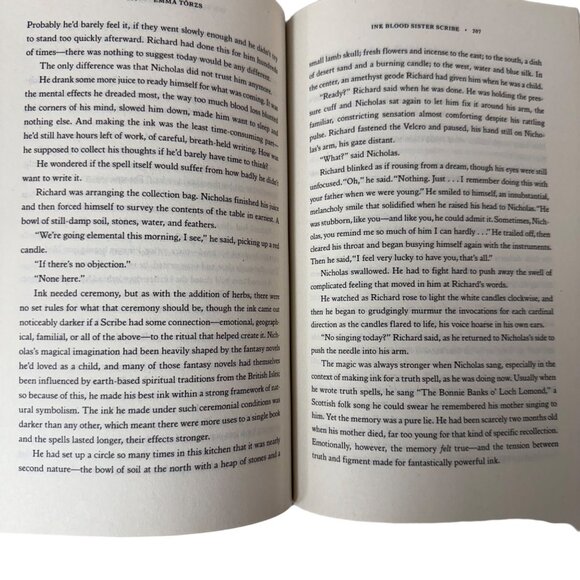 Ink Blood Sister Scribe By Emma Törzs 1987 First Edition Hardcover Novel w/ DJ - Picture 8 of 15